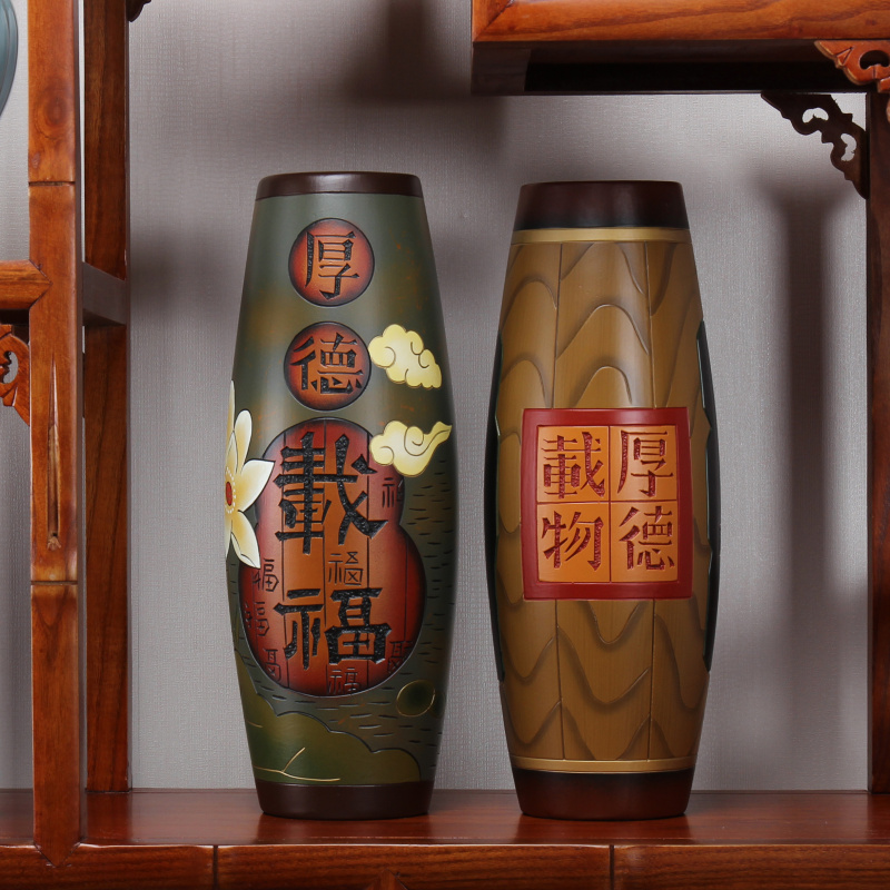 新中式陶瓷酒柜装饰品博古架家庭摆件室内玄关电视柜客厅小工艺品