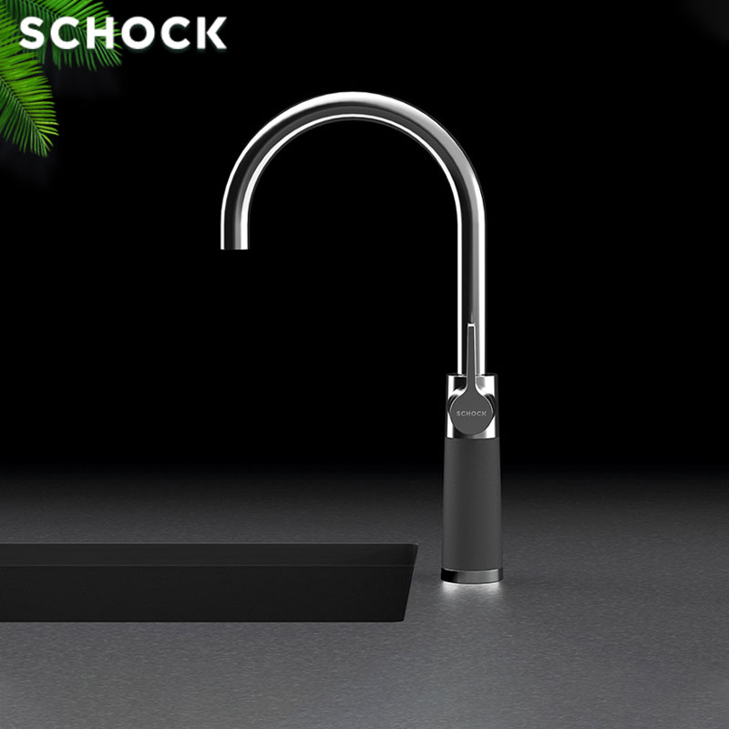 德国制造硕科Schock SC-520花岗岩厨房水龙头可旋转抽拉陶瓷阀芯