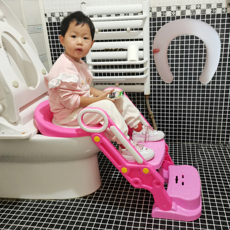 智能马桶儿童马桶坐便器楼梯男宝宝坐便圈垫女孩厕所辅助神器尿桶