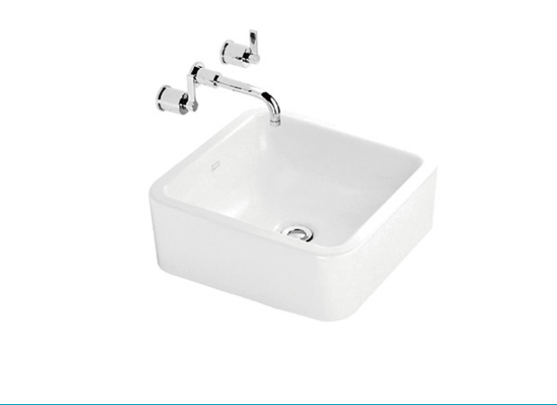 美标正品 卫浴洁具 纯白方形碗盆400mm CCASF606
