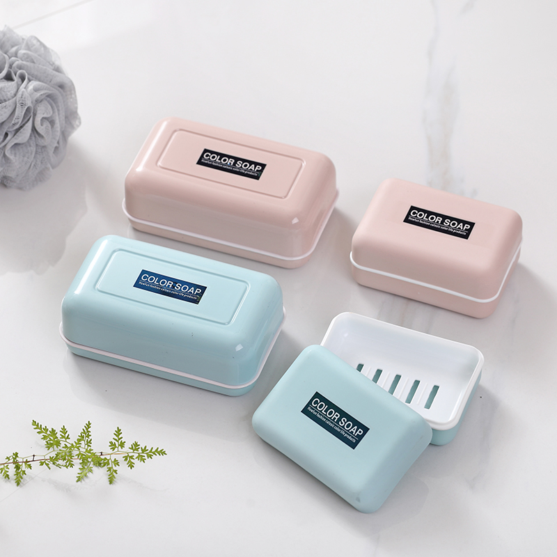非凡家品双层沥水肥皂盒卫生间创意便携皂托浴室肥皂香皂架香皂盒