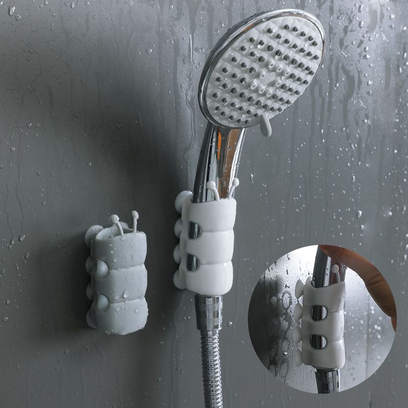 硅胶花洒吸盘支架淋浴器固定夹花洒卫浴室可用无痕多功能喷头支架