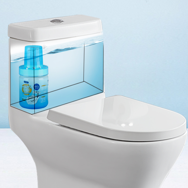日本卫生间马桶洁厕宝厕所除臭神器去异味清洁剂坐便器去黄蓝泡泡