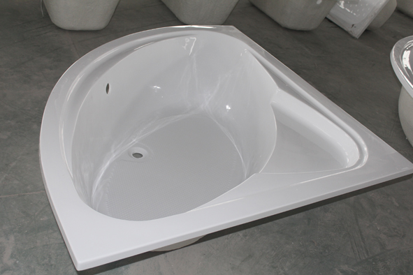 欧路达三角浴缸嵌入式浴缸淋浴盆专用浴缸亚克力浴缸保温浴缸042Q