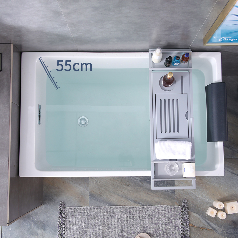 急速发货小尺寸加深亚克力浴缸家用一体独立式小户0915米网红浴盆