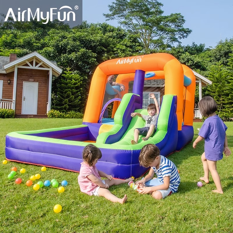 AirMyFun儿童充气城堡室内小型蹦蹦床家用充气滑梯户外淘气堡玩具