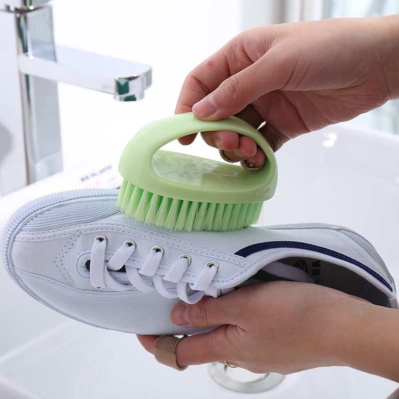 推荐创意蛋形多功能软毛清洁刷浴缸刷环保塑料带手柄浴室清洁洗衣