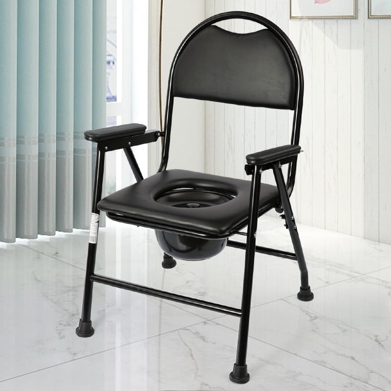 老人坐便器简易坐便椅护理马桶孕妇老年蹲便凳座椅可折叠家用椅子