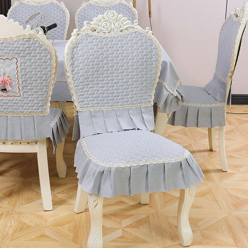 椅子套罩2023新款椅垫桌布套装客厅家用秋冬椅套防滑餐桌椅子套罩