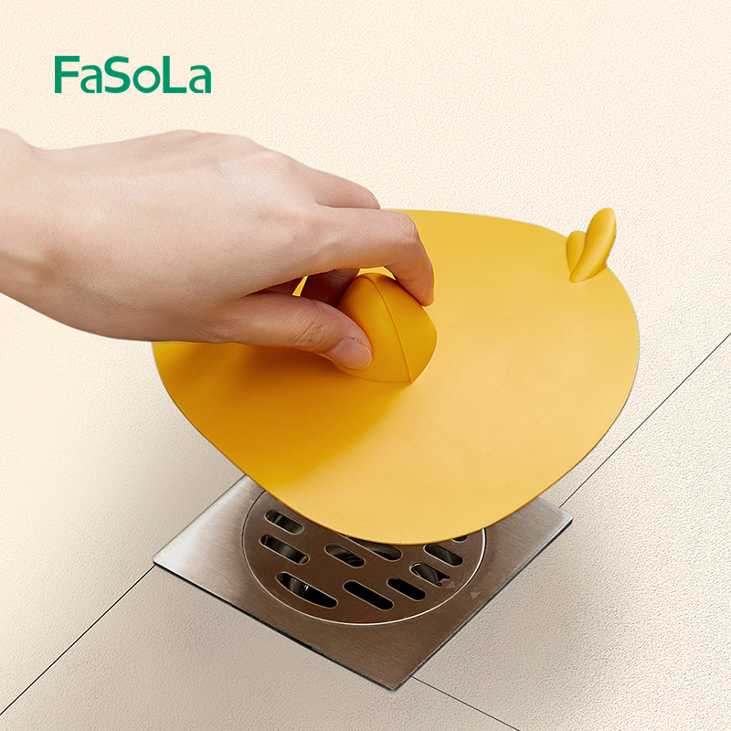 日本FaSoLa地漏防臭器防虫密封贴垫卫生间下水道堵口防返臭盖反味
