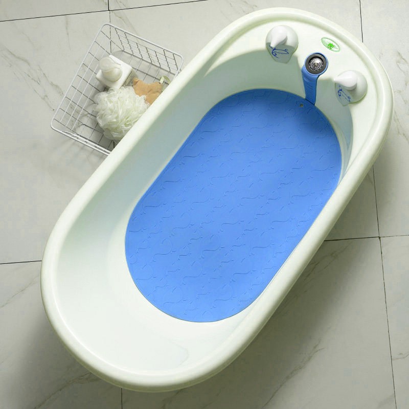 环保儿童专用浴室防滑垫宝宝婴儿洗澡硅胶地垫无味浴盆亲肤澡盆