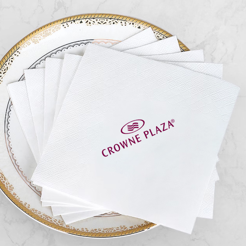 纸巾定制可印logo餐巾纸订制商用餐厅订制饭店专用餐厅方巾订定
