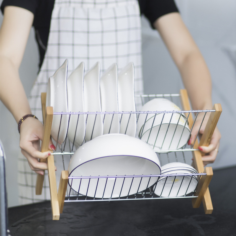 一物一家沥碗架家用厨房水槽置物架子不锈钢放碗筷洗碗池沥水篮