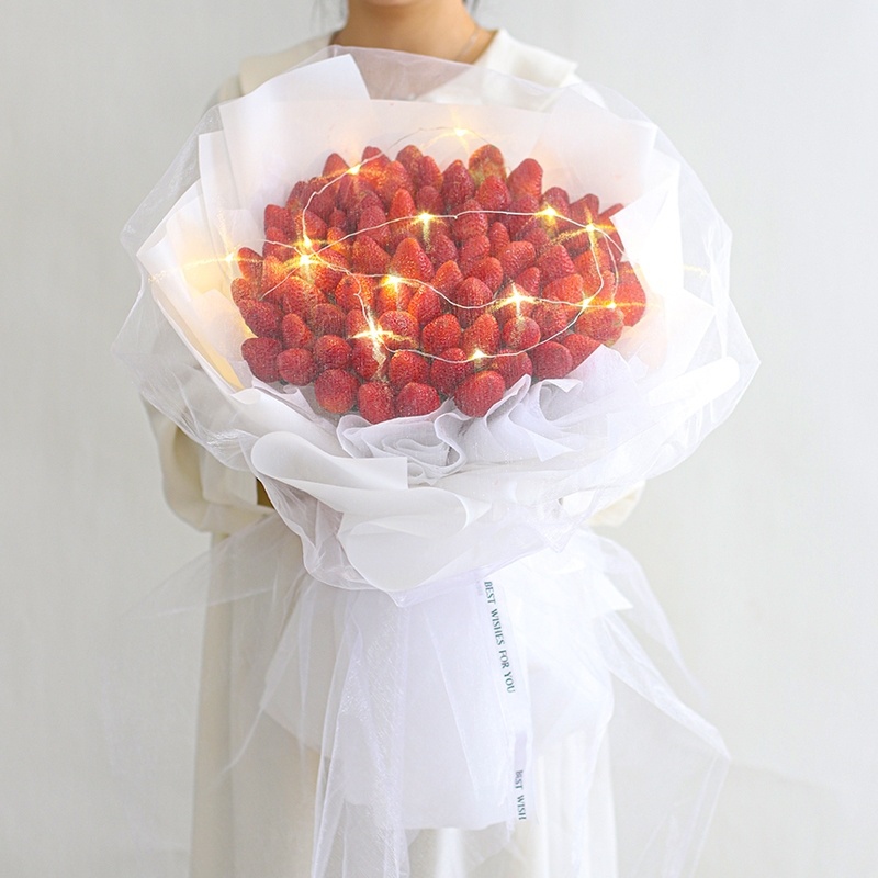 新婚企业团建过年新品励回礼开业E精美赠系动物桌面苹草莓花。
