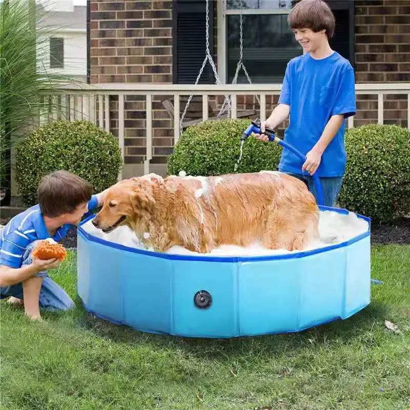 边牧专用狗狗洗澡盆可折叠中大型犬宠物游泳池泡澡桶猫咪浴缸神器