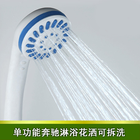 浴室热水器淋浴喷头 单头淋雨淋浴花洒喷头 手持洗澡莲蓬头