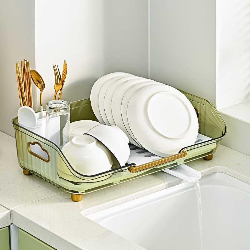 沥水碗架厨房沥水篮收纳碗盘置物架窄沥水架 水槽放碗碗碟架