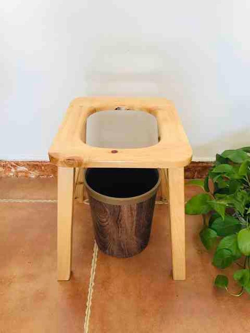 老人坐便椅实木孕妇坐便凳木质坐便器简易移动马桶椅厕所老年家用