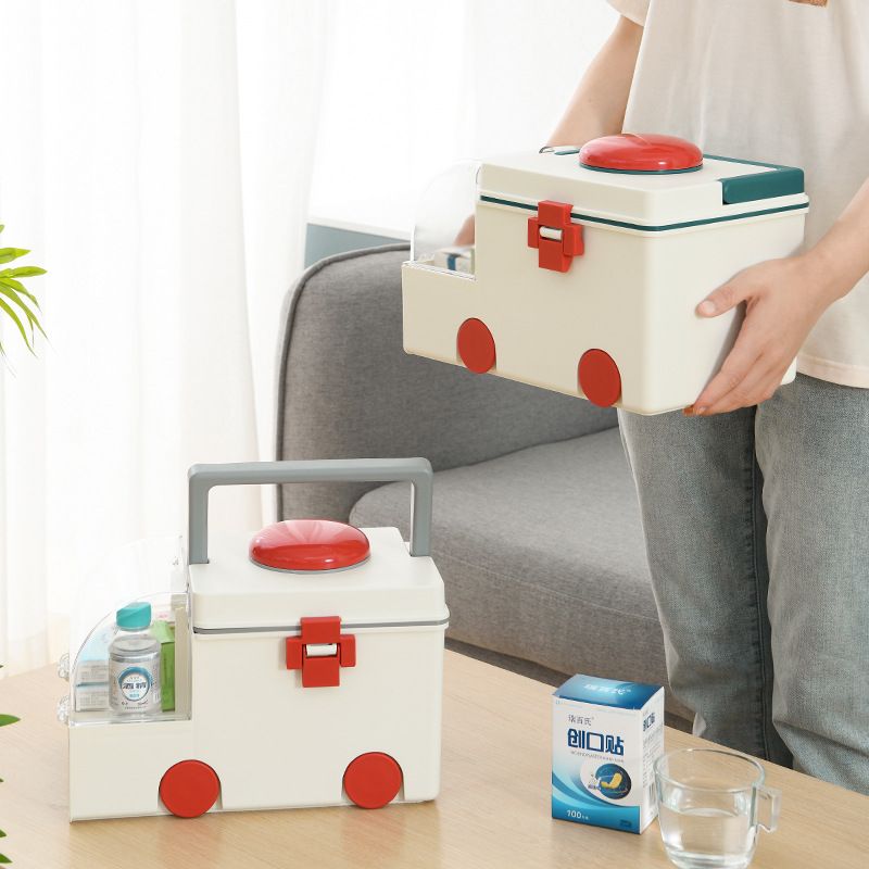药箱家庭装家用收纳盒大容量新冠常备药医疗箱宝宝儿童急救医药箱