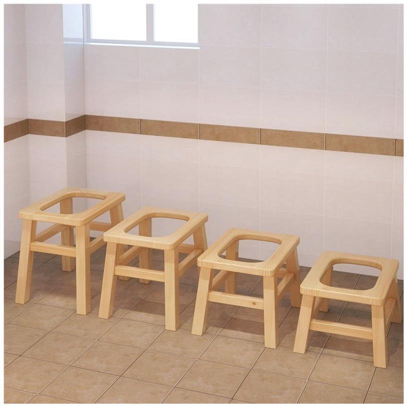 实木老人坐厕椅孕妇大便上厕所坐便椅实用坐便器家用木质蹲凳子