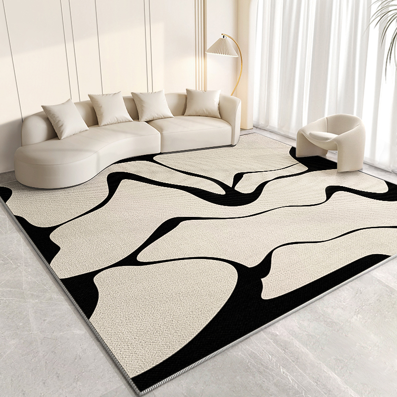 地毯客厅家用轻奢高级沙发茶几毯卧室房间床边毯免洗可擦天津地毯