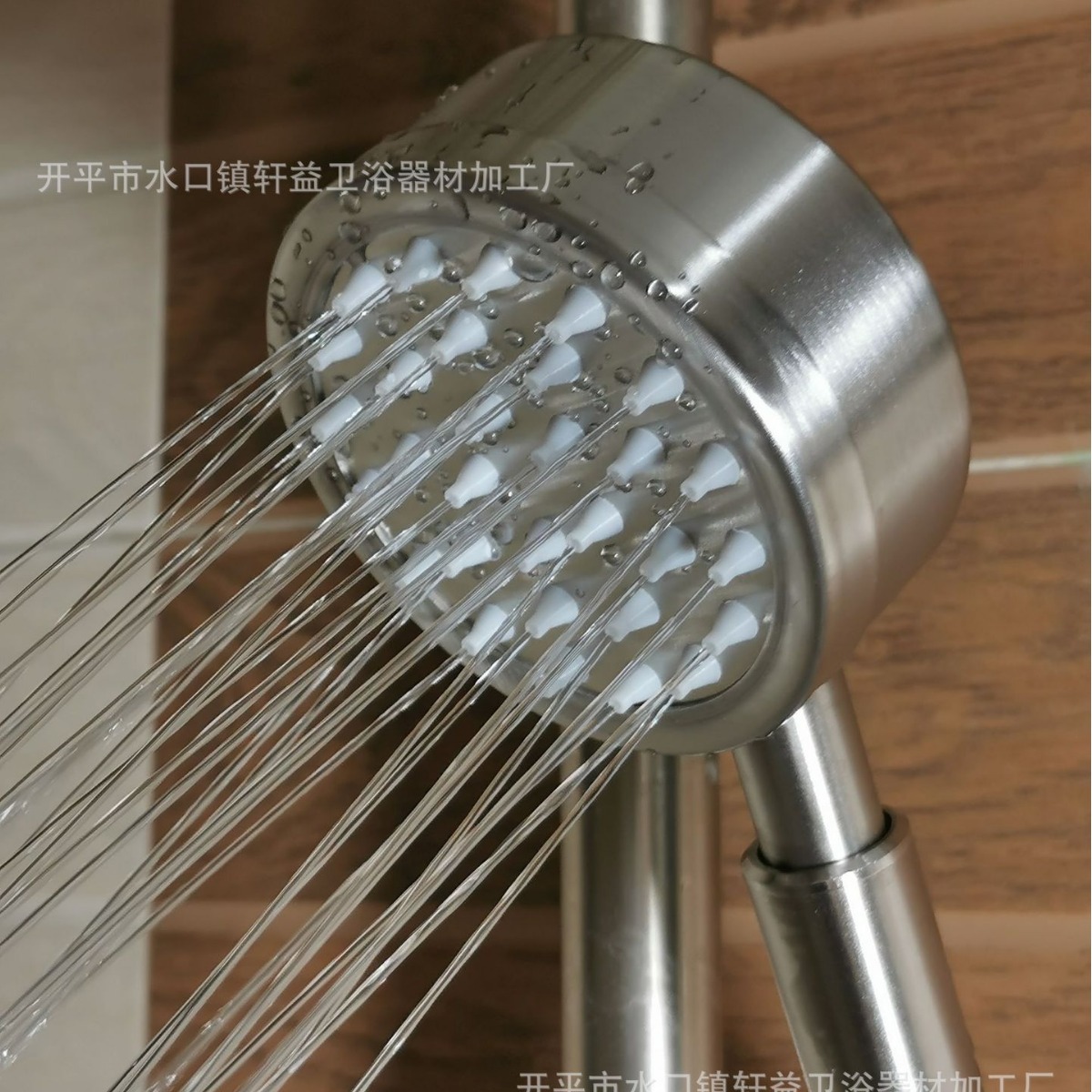 厂家出货  304不锈钢 加强增压花洒手持 卫浴配件洗澡淋雨喷洒头