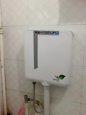 家用卫生s间蹲便器水箱厕所马桶抽水挂墙式加坑冲便器节能冲水箱