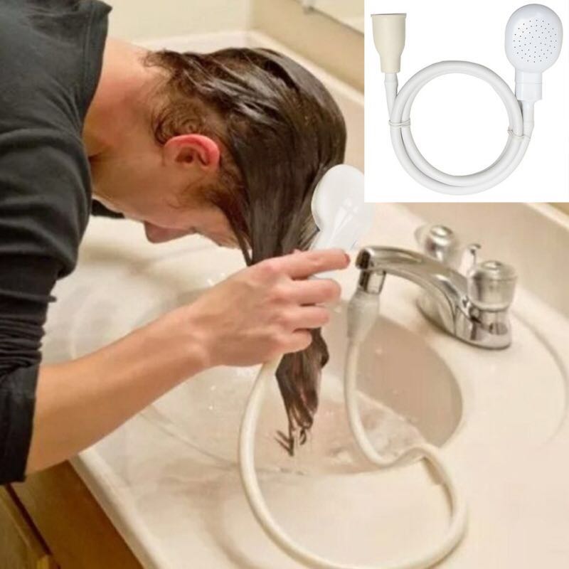 洗手盆洗头神器水龙头外接花洒延伸器软管洗漱台洗澡喷头简易快接