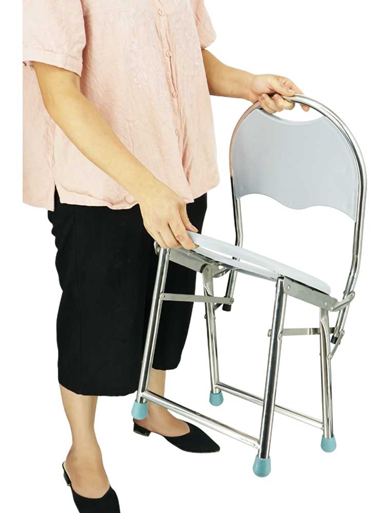 老人坐便椅厕所马桶可折叠孕妇大便凳座便洗澡椅防滑蹲便改坐便器