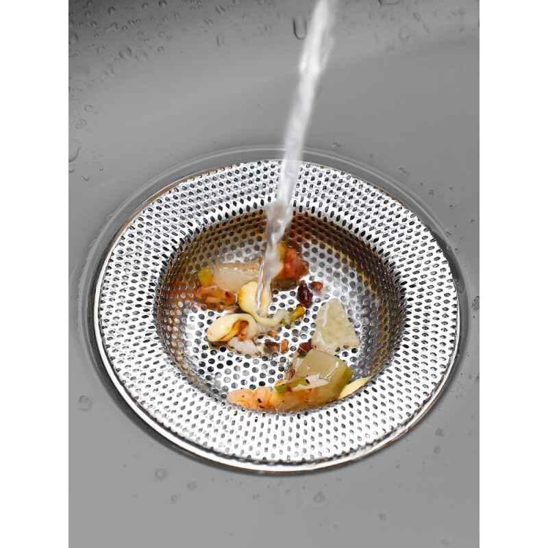 厨房水槽a过滤网洗菜盆水池不锈钢下水道垃圾过滤头发提笼地漏盖