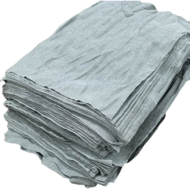 工业抹布擦机布棉大块碎布灰色布头吸水吸油不掉毛去污厂家包邮
