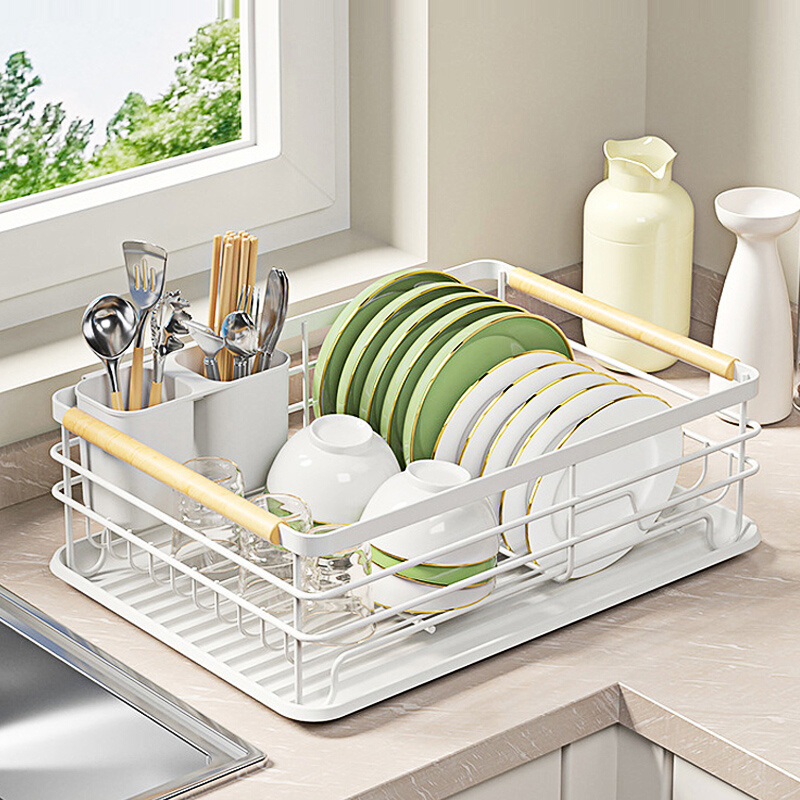 碗盘沥水架台面厨房水槽放碗碟架水槽置物架碗筷收纳放碗收纳碗架