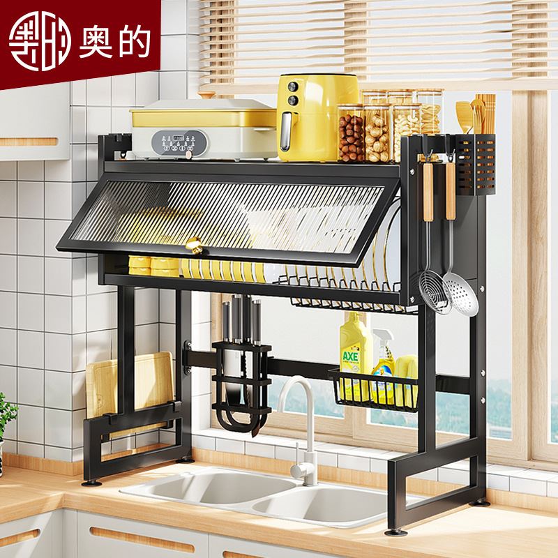 厨房置物架家用防尘筷子篓碗架水槽架厨房收纳筷子刀架碗碟沥水架