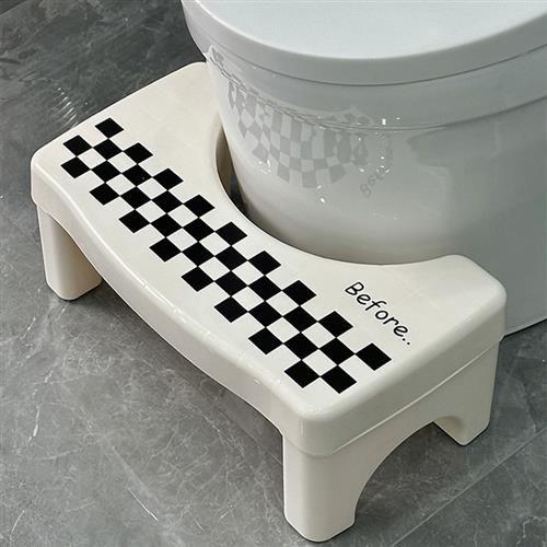 马桶凳脚蹬家用加厚厕所脚踏凳卫生间坐便器垫脚凳塑料脚踩小凳子