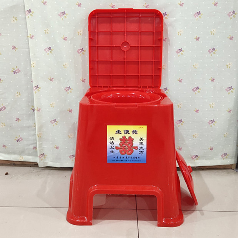 孕妇塑料坐便器老年人家用便盆加高多用移动马桶安全加厚凳坐便椅