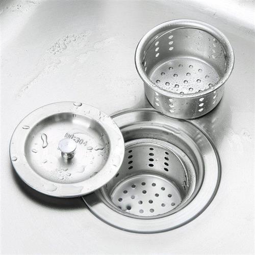 不锈钢盖子洗菜盆塞子水槽盖下水盖双槽水塞水槽洗碗池堵水配件