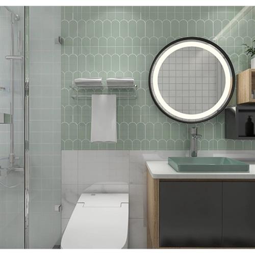 30x60亮光凹凸面墙砖幼儿园厨卫浴室洗手间厕所羽毛瓷片纯色瓷砖