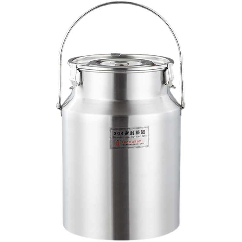 304不锈钢密封罐酒桶小油桶厨房储存罐牛奶桶打酒桶密封桶带龙头