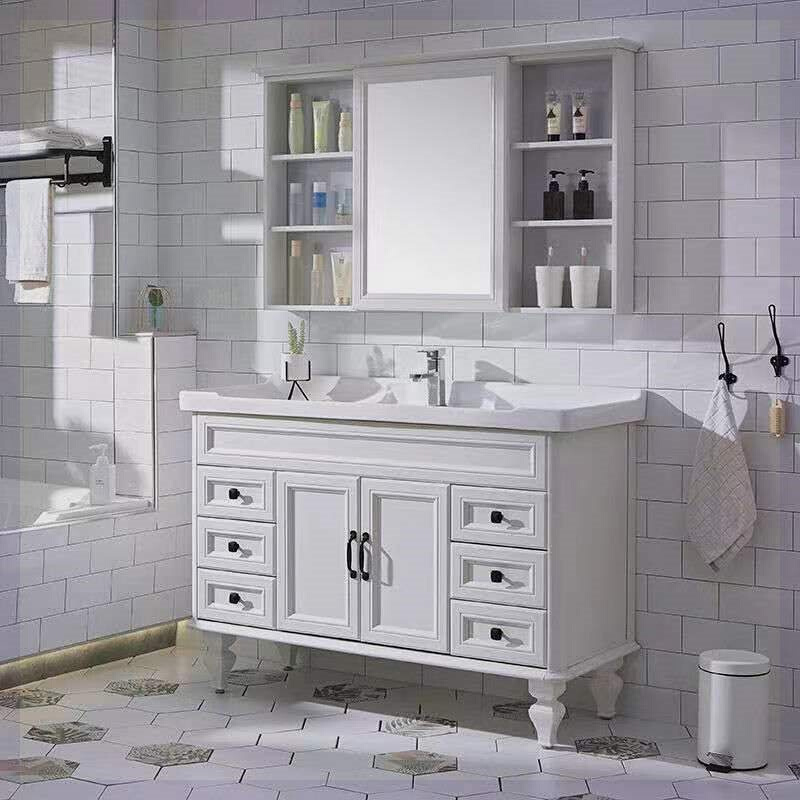 浴室柜组合卫生间洗手池洗脸面盆柜家用小户型洗漱台落地式卫浴柜