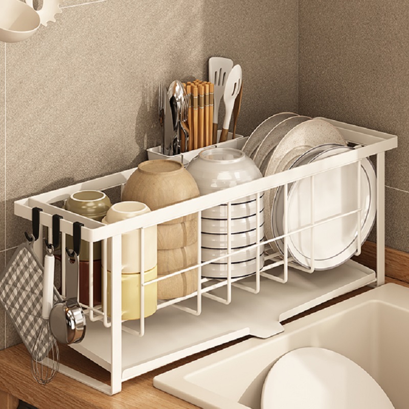 直供碗碟收纳架窄边沥水架厨房水槽洗碗槽台面多功能放碗盘碗筷置