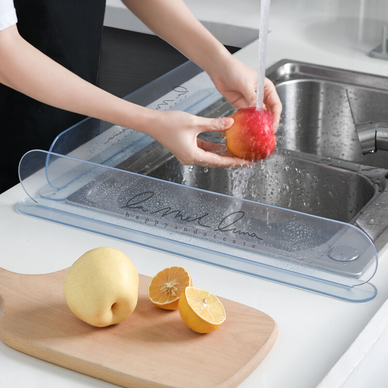 水槽挡水板厨房小工具挡水神器洗碗台面水池防溅水隔水板挡板隔板