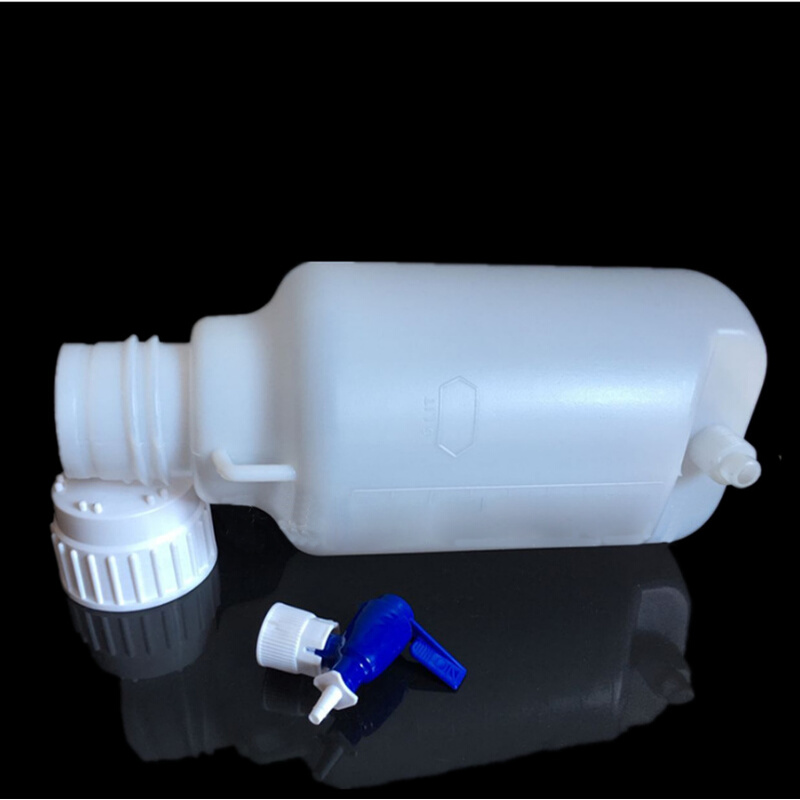 。加厚5L 10L 25L塑料放水桶 HDPE放水瓶下口瓶 龙头瓶蒸馏水耐酸