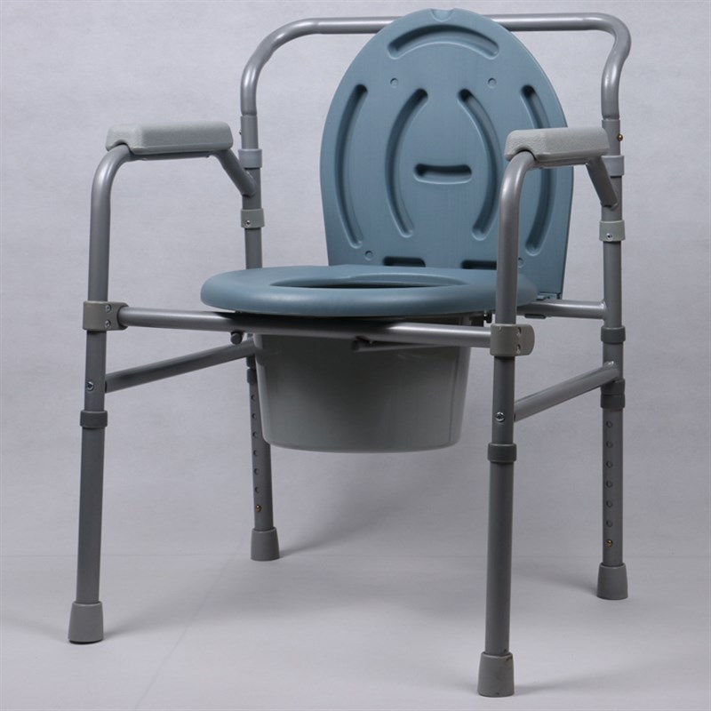老人坐便椅可折叠式坐便器孕妇移动马桶架子家用简易便携式大便椅