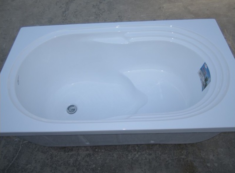 网红亚克力保温老人专用带座位小户型家用成人浴缸 浴盆  小浴缸