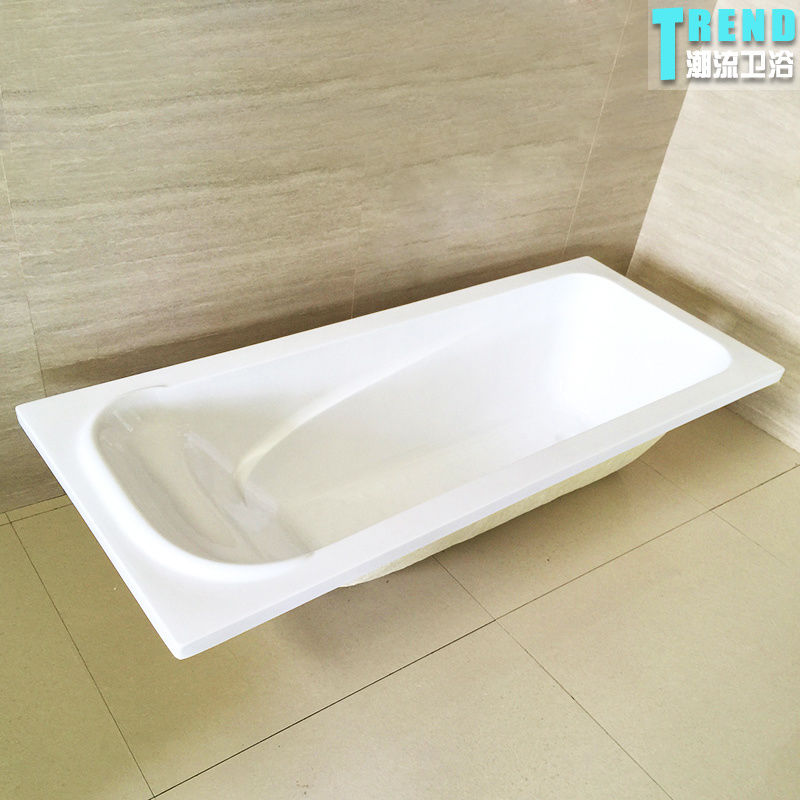内嵌式浴缸亚克力嵌入方形单人独立式浴盆1.2 1.4 1.5 1.6 1.7米