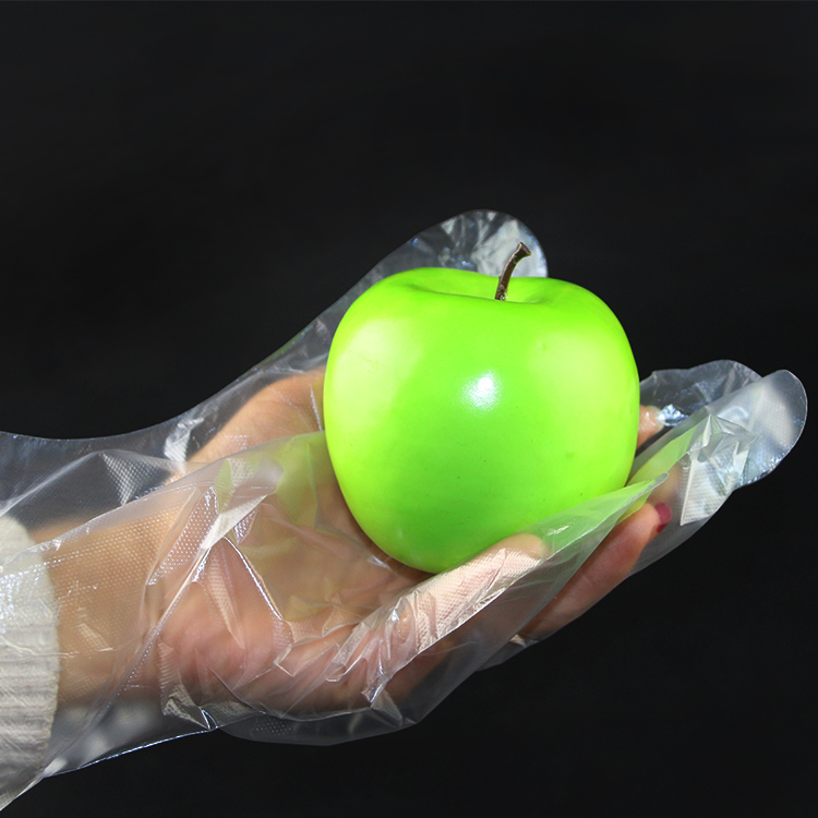 一次性塑料手套1000只装薄膜塑料食品级餐饮透明加厚全新料pe手套