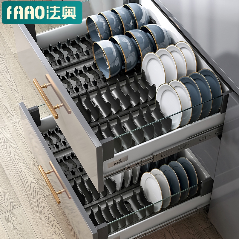 定制厨房置物架免打孔水槽靠墙窄架子橱柜收纳沥水放碗架碗碟桌面