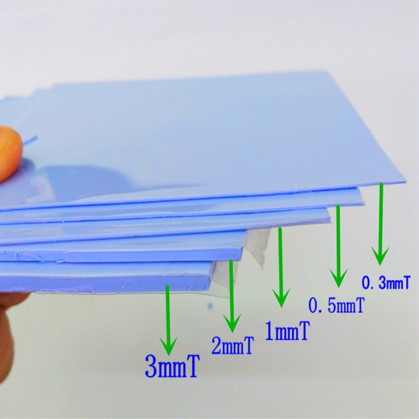 导热硅胶片 硅胶垫片 散热胶片 导热胶垫0.3-17mm厚整张200*400mm