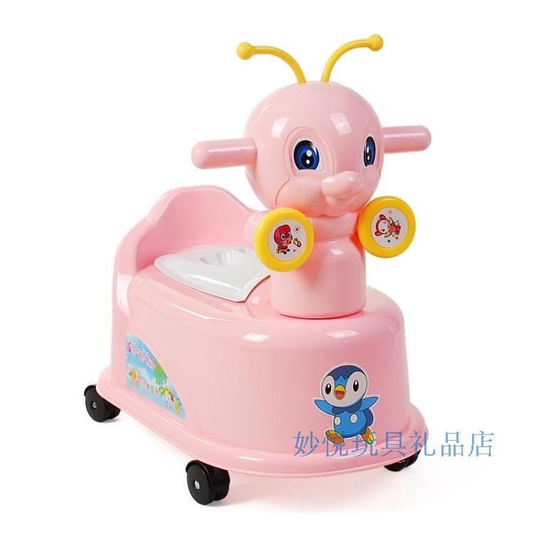 儿童坐便器男女宝宝马桶厕所座便器小孩婴儿幼便盆尿桶带音乐滑轮