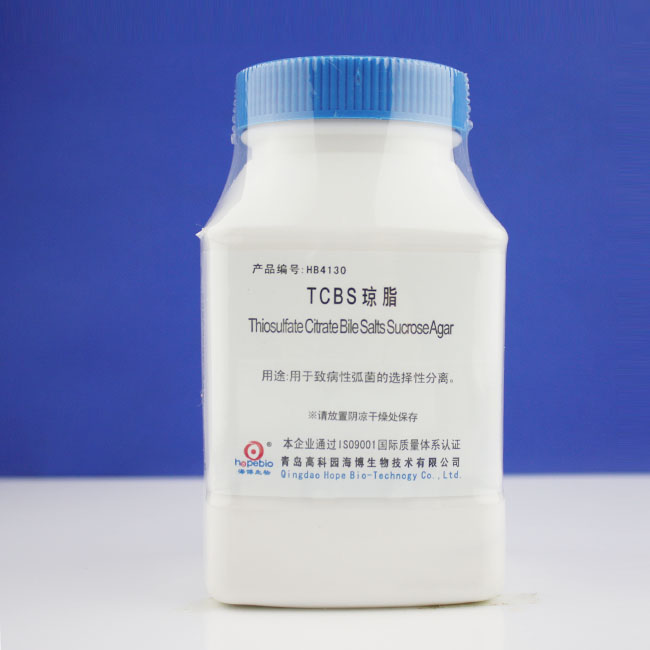 TCBS琼脂培养基干粉250g硫柠蔗琼脂水产养殖弧菌北京陆桥青岛海博